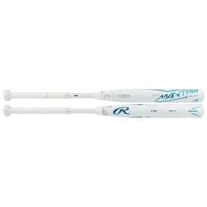 2023 Rawlings Mantra  White Fastpitch Softball Bat -10: RFP3MP10
