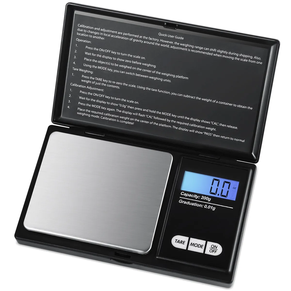 500/0.01g   200g/0.01g LCD Digital Scales | 2 Sizes & Colours
