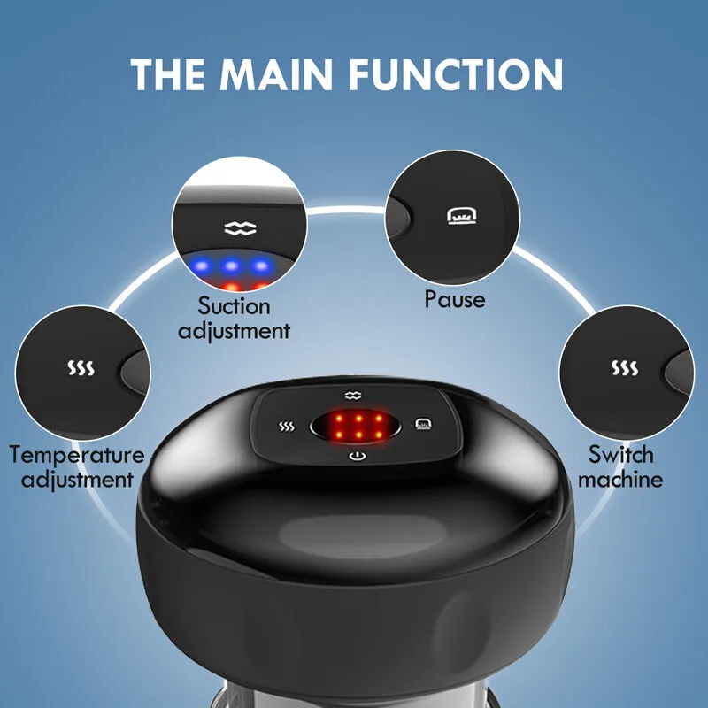 6 Levels Electric Cupping Therapy Massager | Adjustable, Portable, Rechargeable