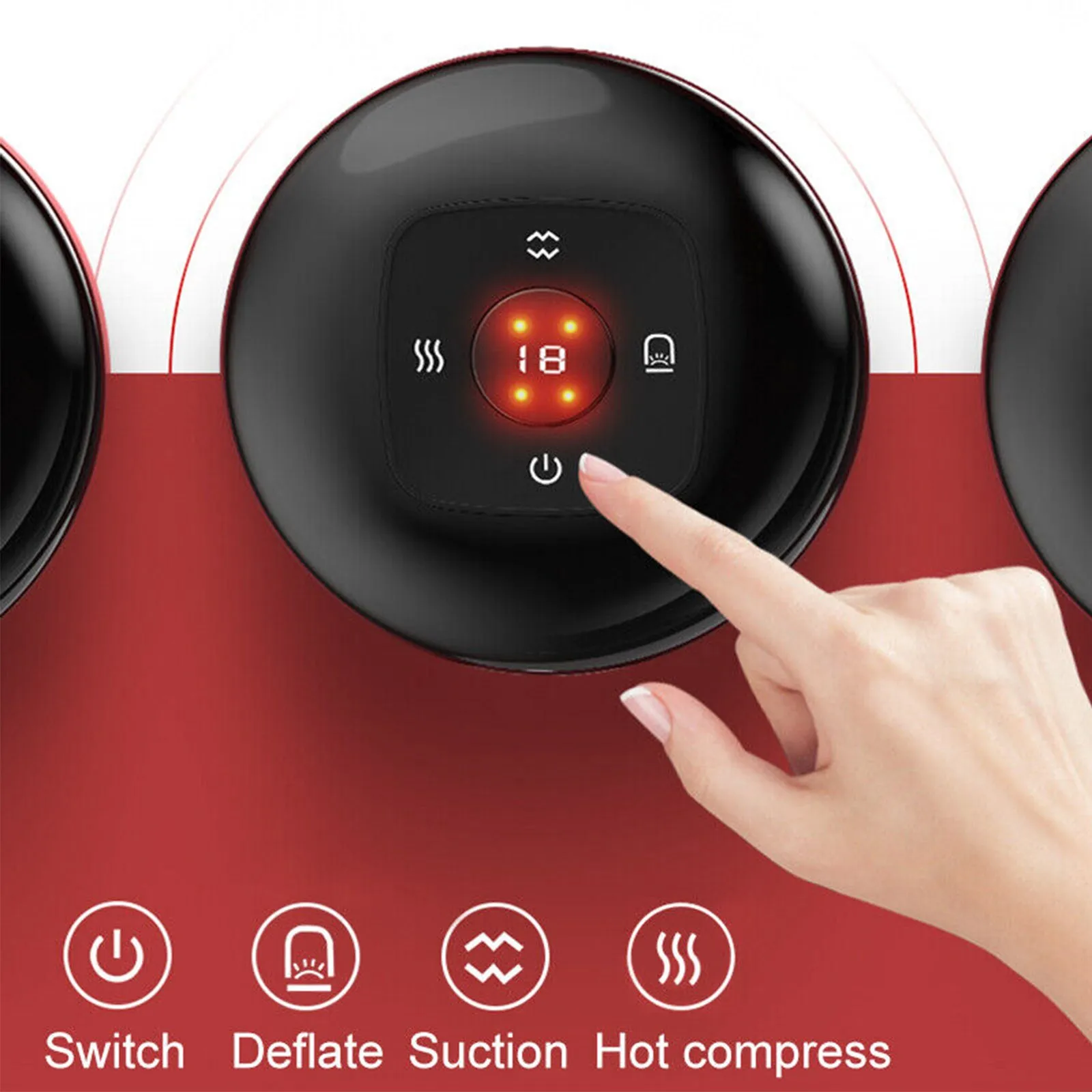 6 Levels Electric Cupping Therapy Massager | Adjustable, Portable, Rechargeable