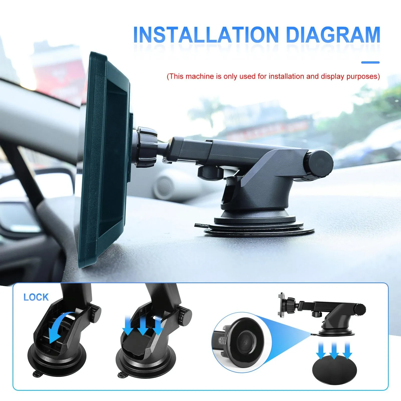 8 Inch Full Touch Car Screen Player - Horizontal / Vertical Carplay / Android Auto