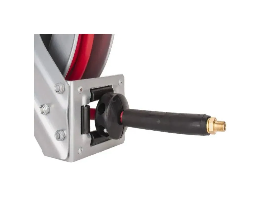 93-386-1 General-Duty Spring Retractable Air Hose Reel 3/8" x 25'