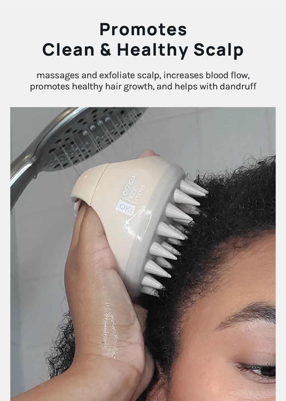 A  Shampoo Scalp Massager Brush (44 bristles)