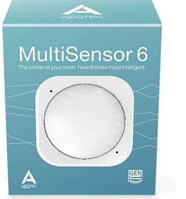 Aeotec MultiSensor 6 Gen5 Z-Wave motion, light, temp, humidity, vibration, UV sensor