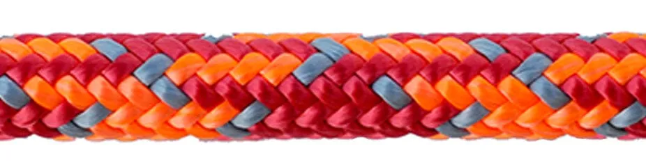All Gear Cherry Bomb Double Braid Twisted 11.8MM x 120' Arborist Rope - AG24SP118120ROG