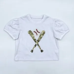 Baseball-Bats-Puff-Sleeve-Top