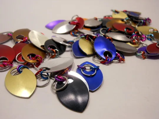 Chainmaille Metal Stitch Markers