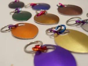 Chainmaille Metal Stitch Markers