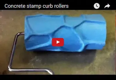 Concrete Curb & Border Stamp Roller- Spanish Slate