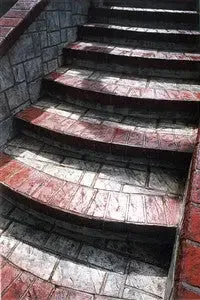 Concrete Paper Stencil - Ashlar Tile