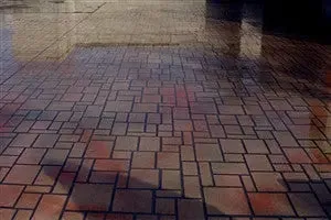 Concrete Paper Stencil - Ashlar Tile