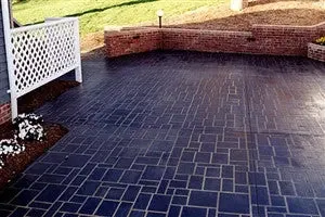 Concrete Paper Stencil - Ashlar Tile