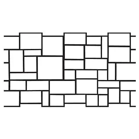 Concrete Paper Stencil - Ashlar Tile