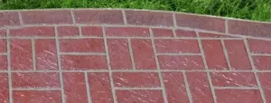 Concrete Stencil Border Header - Edge Brick
