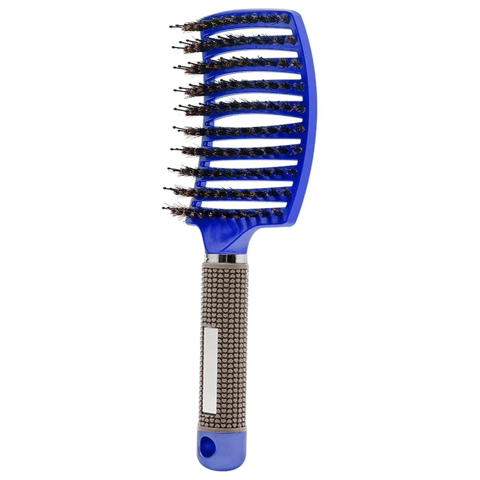 Detangling Hair Brush for Women Bristle Nylon Wet Massage Comb for Curly Hair Salon Styling Tool
