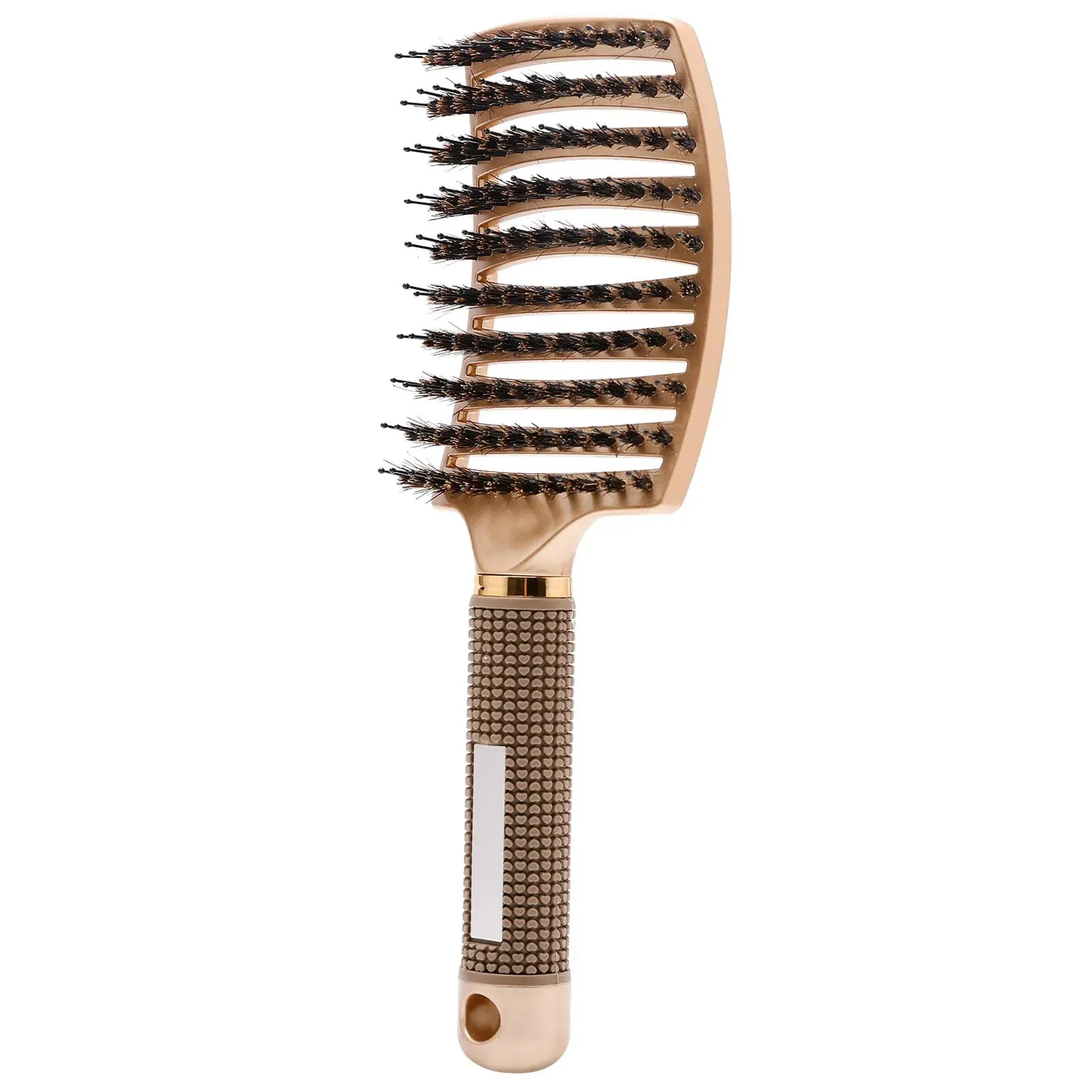 Detangling Hair Brush for Women Bristle Nylon Wet Massage Comb for Curly Hair Salon Styling Tool