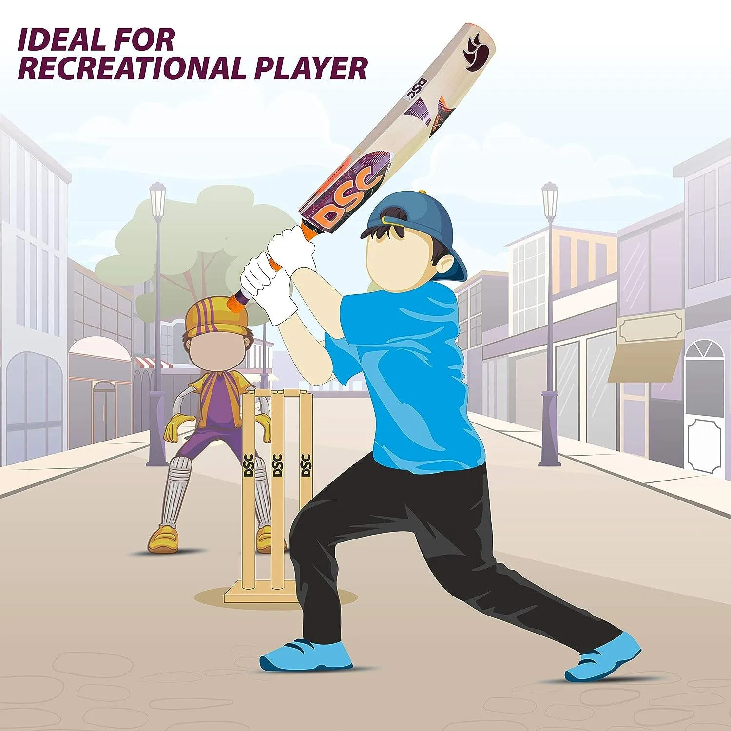 DSC Intense Zeal Kashmir Willow Cricket Bat