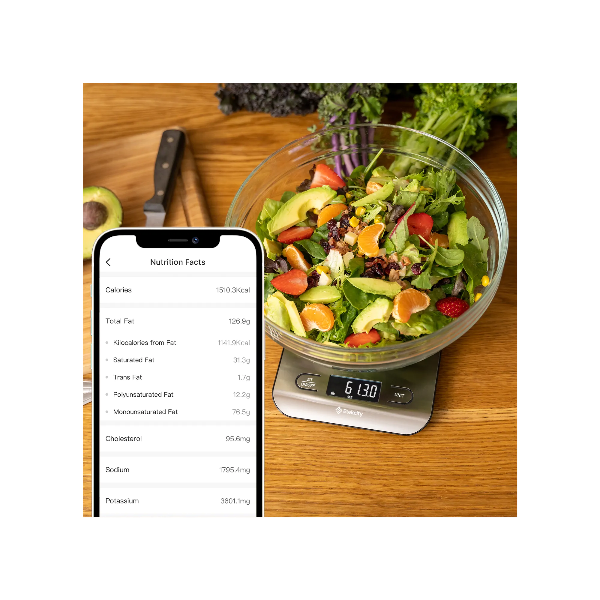 ENS-C551S-SUS Choice Smart Nutrition Scale