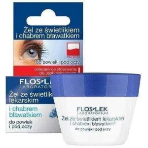 FLOSLEK Gel for eyelids and under the eyes with a skylight and Cornflower (cornflower) 10g