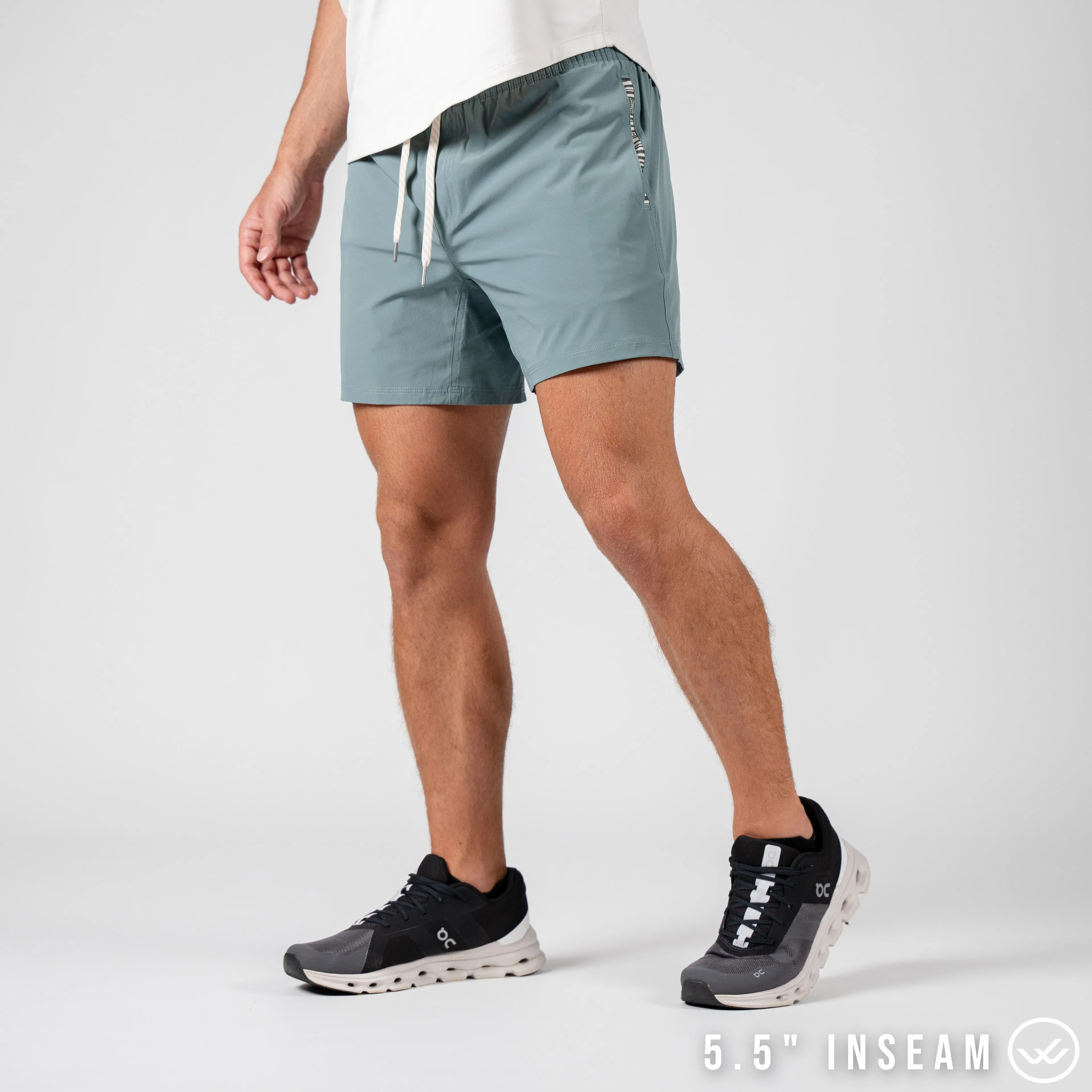 Flow 2.0 Short (Athletic) - Sea Foam 5.5" & 7" - Linerless