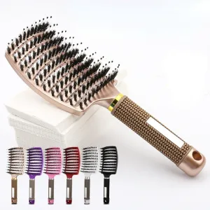 Hair Brush Scalp Massage Comb Hairbrush Wet Curly Detangle Hair Brush