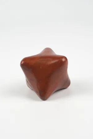 Hand Crafted Wood Cube Shape Hand Massage Squeezer