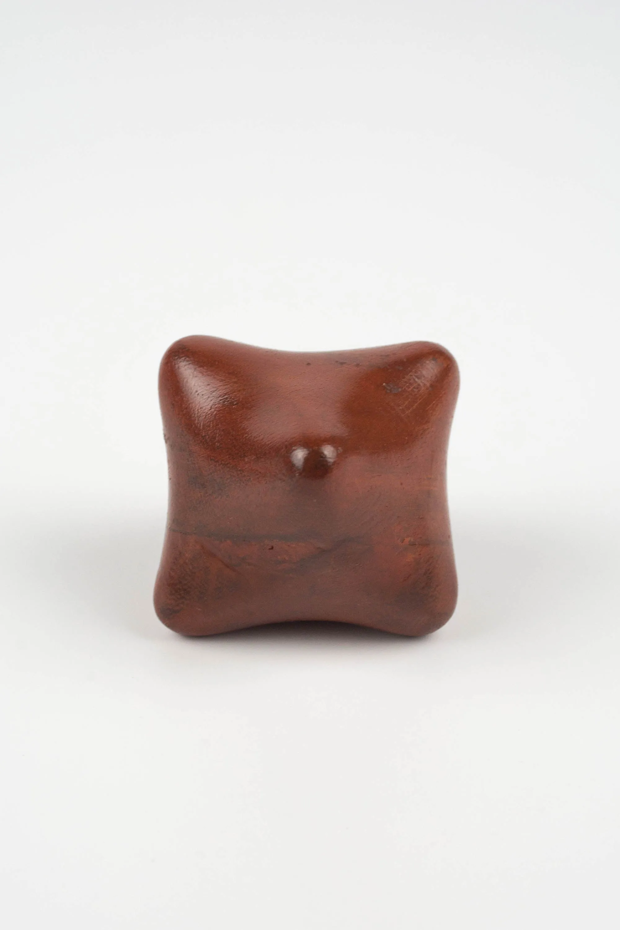 Hand Crafted Wood Cube Shape Hand Massage Squeezer
