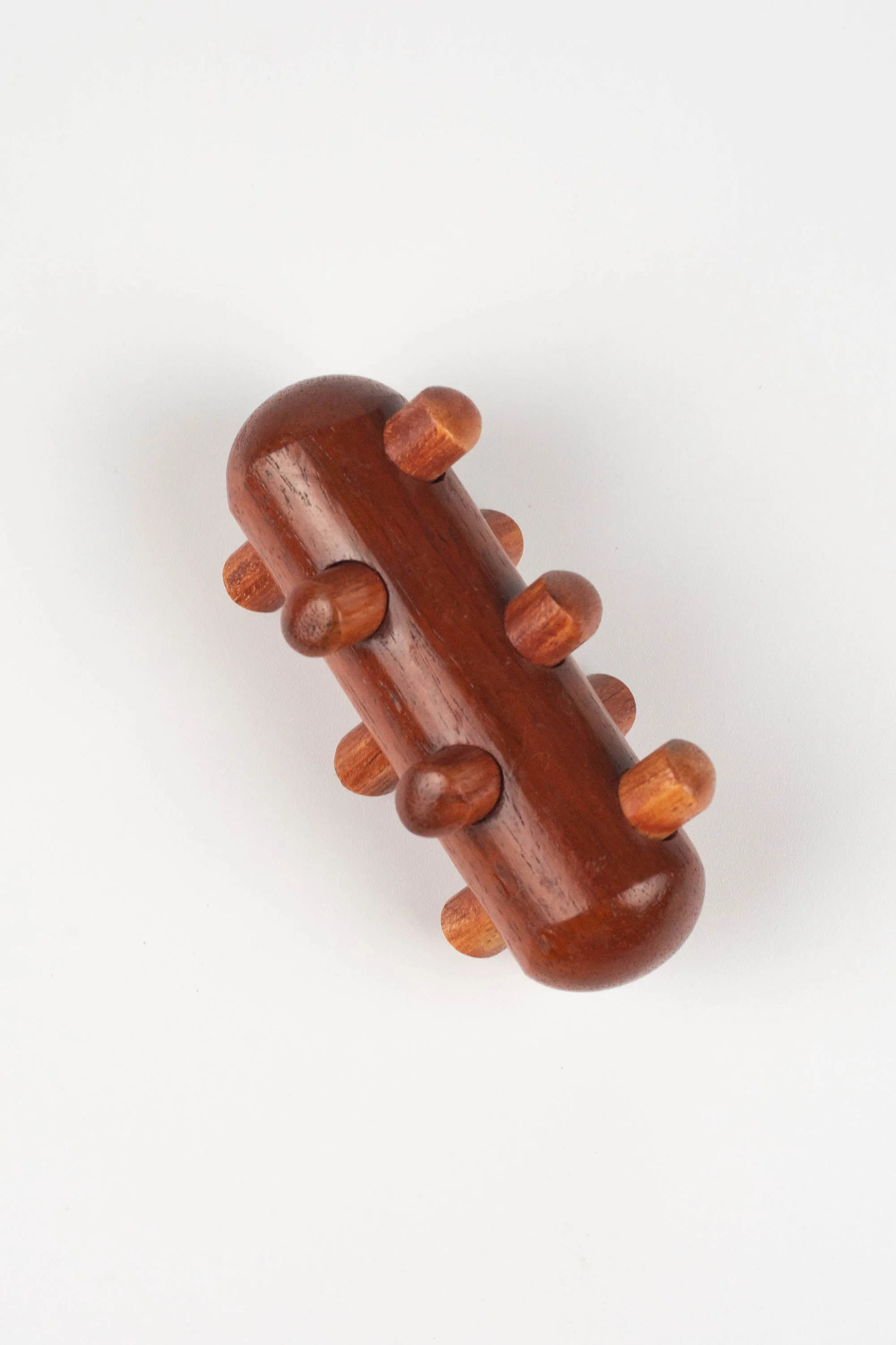Hand Crafted Wood I Shape Hand Massage Squeezer