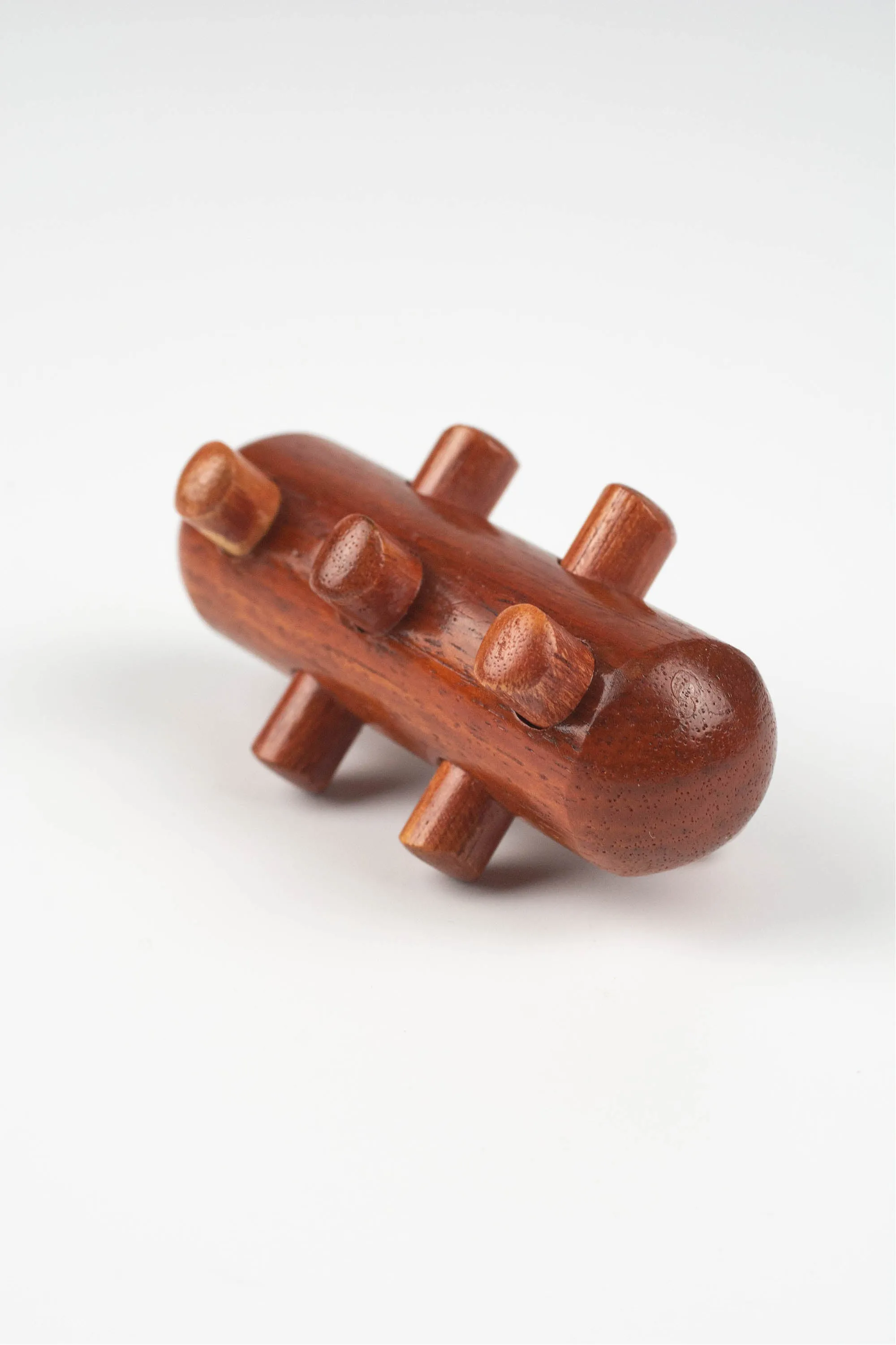 Hand Crafted Wood I Shape Hand Massage Squeezer