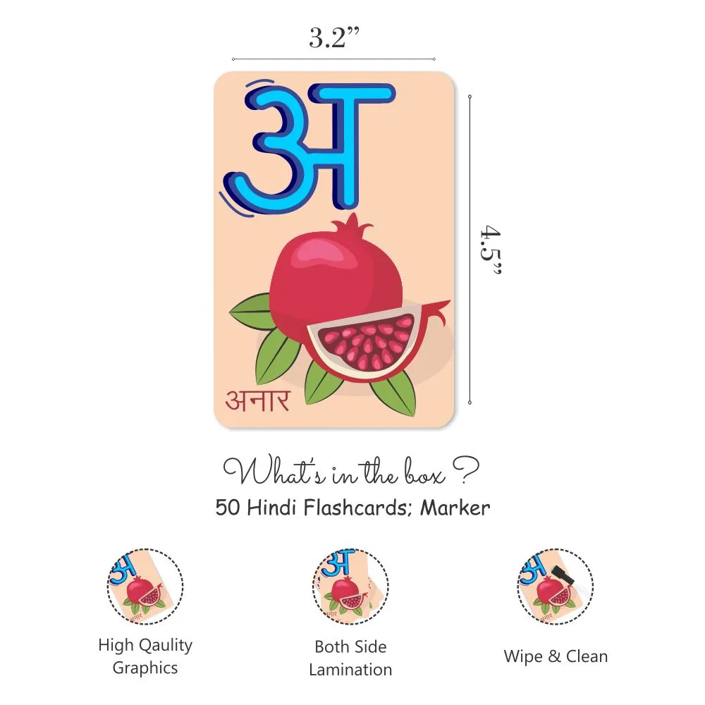Hindi Flashcards With Activity