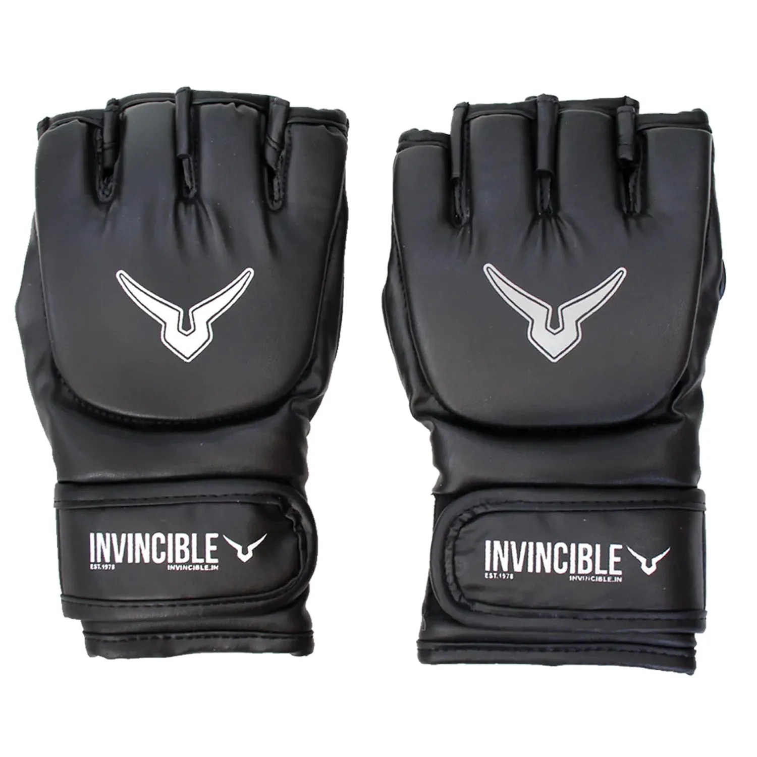 Invincible Beginner's MMA Combat Gloves, Black