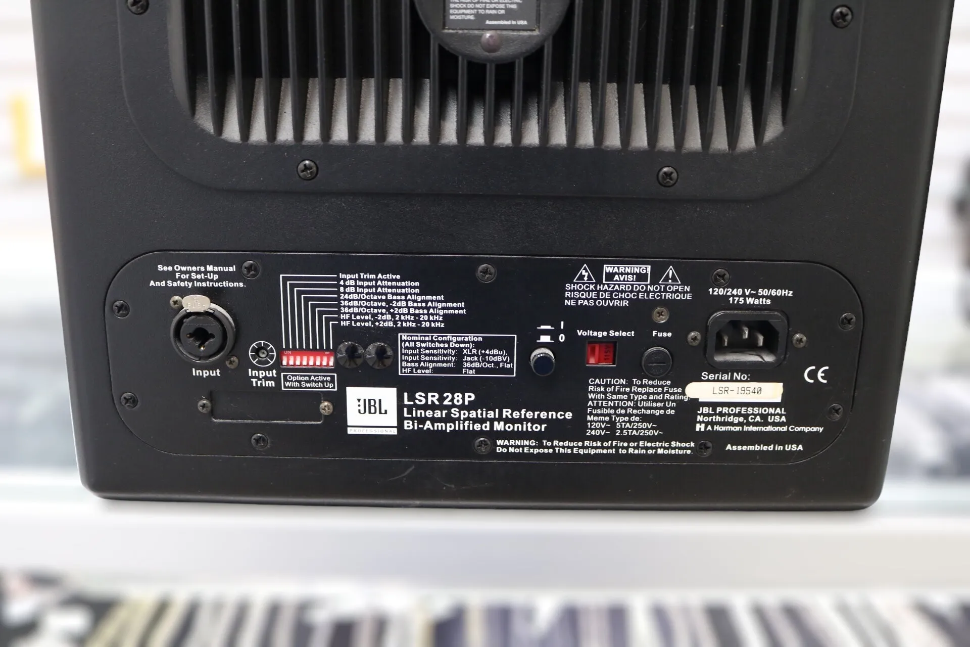 JBL LSR-28P Studio Monitor Set (Local pick-up only)