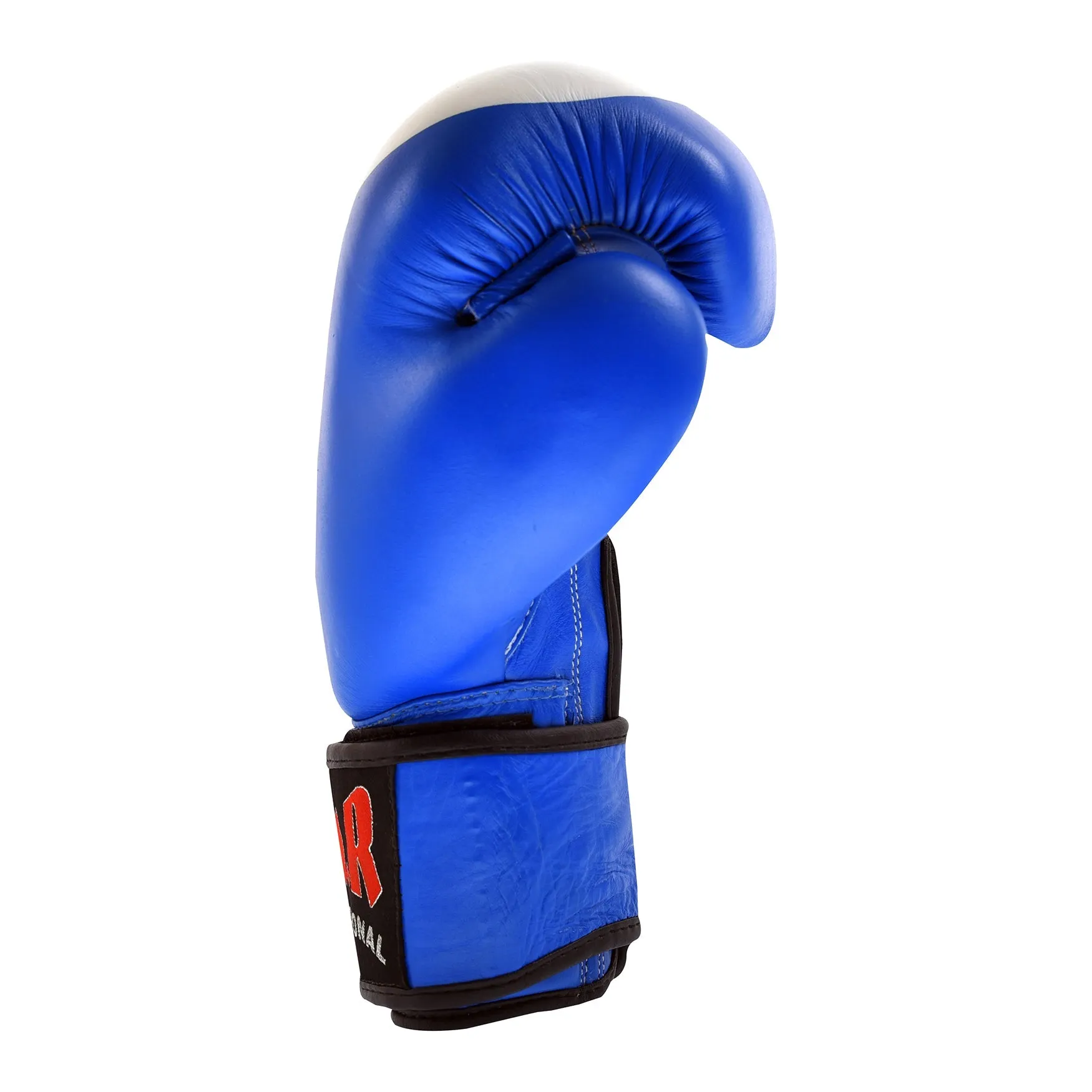 MAR-107A | Blue Genuine Cowhide Leather Boxing/Kickboxing Gloves