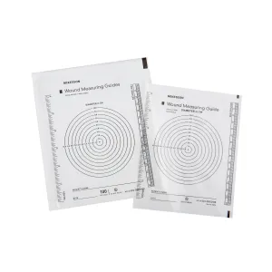 McKesson Nonsterile Plastic Wound Measuring Guide, 5 x 7 Inch