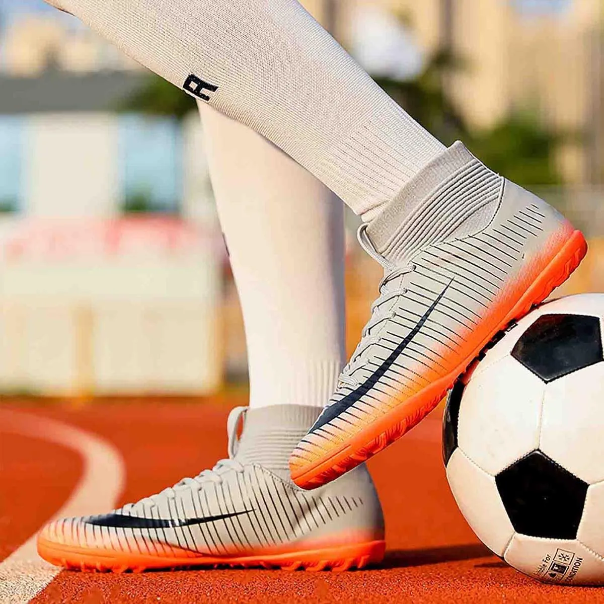 MEBAMY Soccer Cleats for Mens Womens Turf Soccer Shoes SD