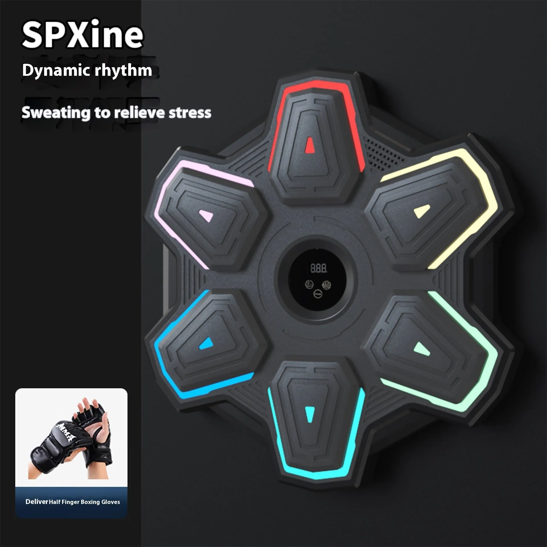 Music Boxing Machine Reaction Training Equipment