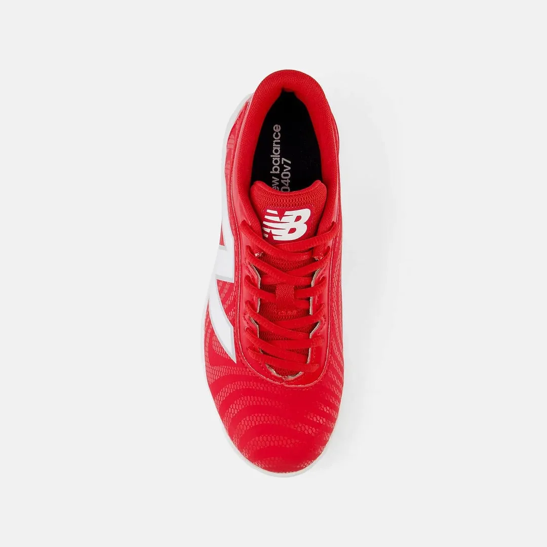 New Balance Junior 4040v7 J4040TR7 Rubber Baseball Cleats