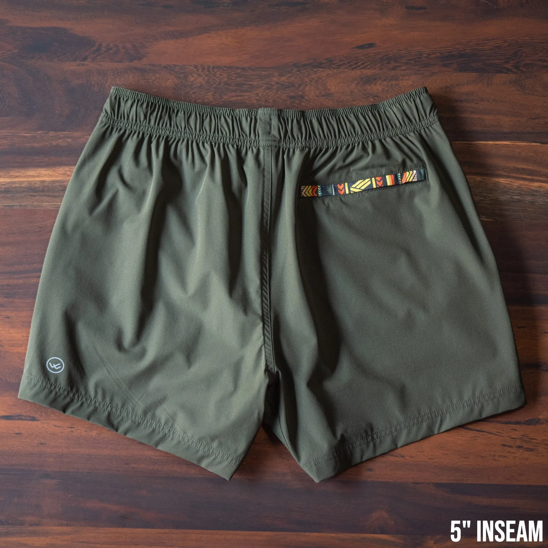 Nomad 3.0 Short (Hybrid) - Olive 5" & 7"