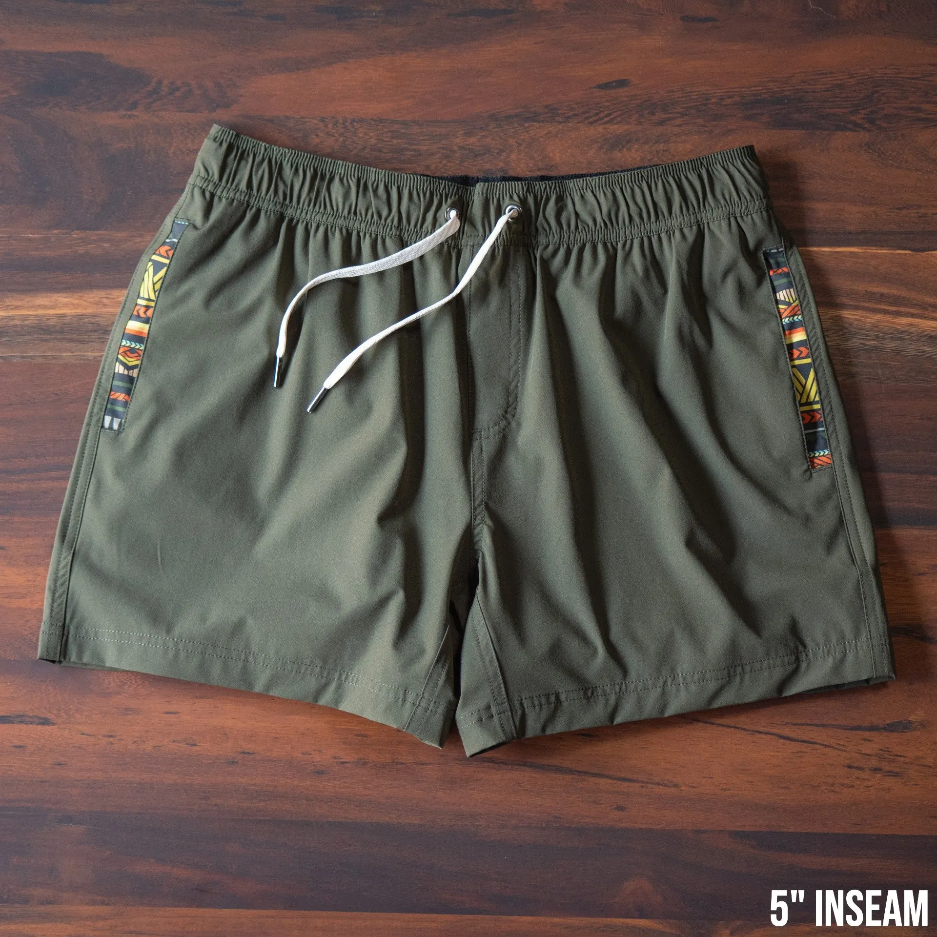 Nomad 3.0 Short (Hybrid) - Olive 5" & 7"