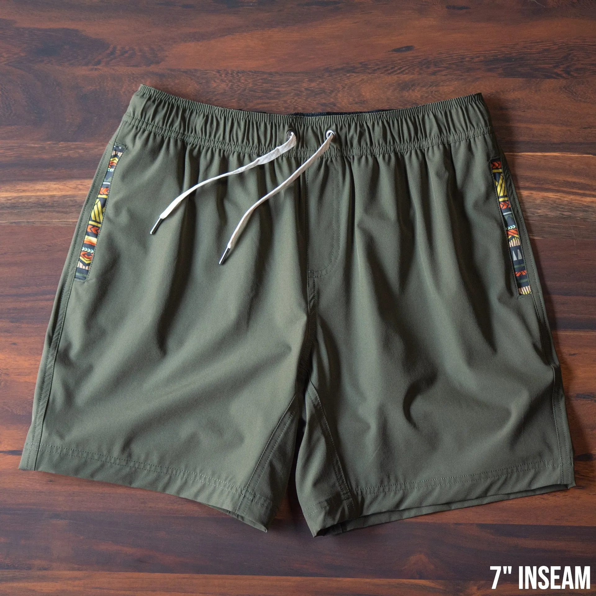 Nomad 3.0 Short (Hybrid) - Olive 5" & 7"