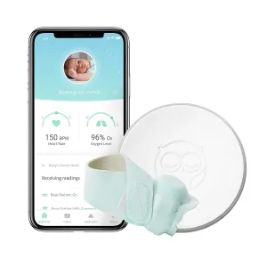 Owlet Smart Sock Baby Monitor - Track Your Infant's Heart Rate & Oxygen Levels