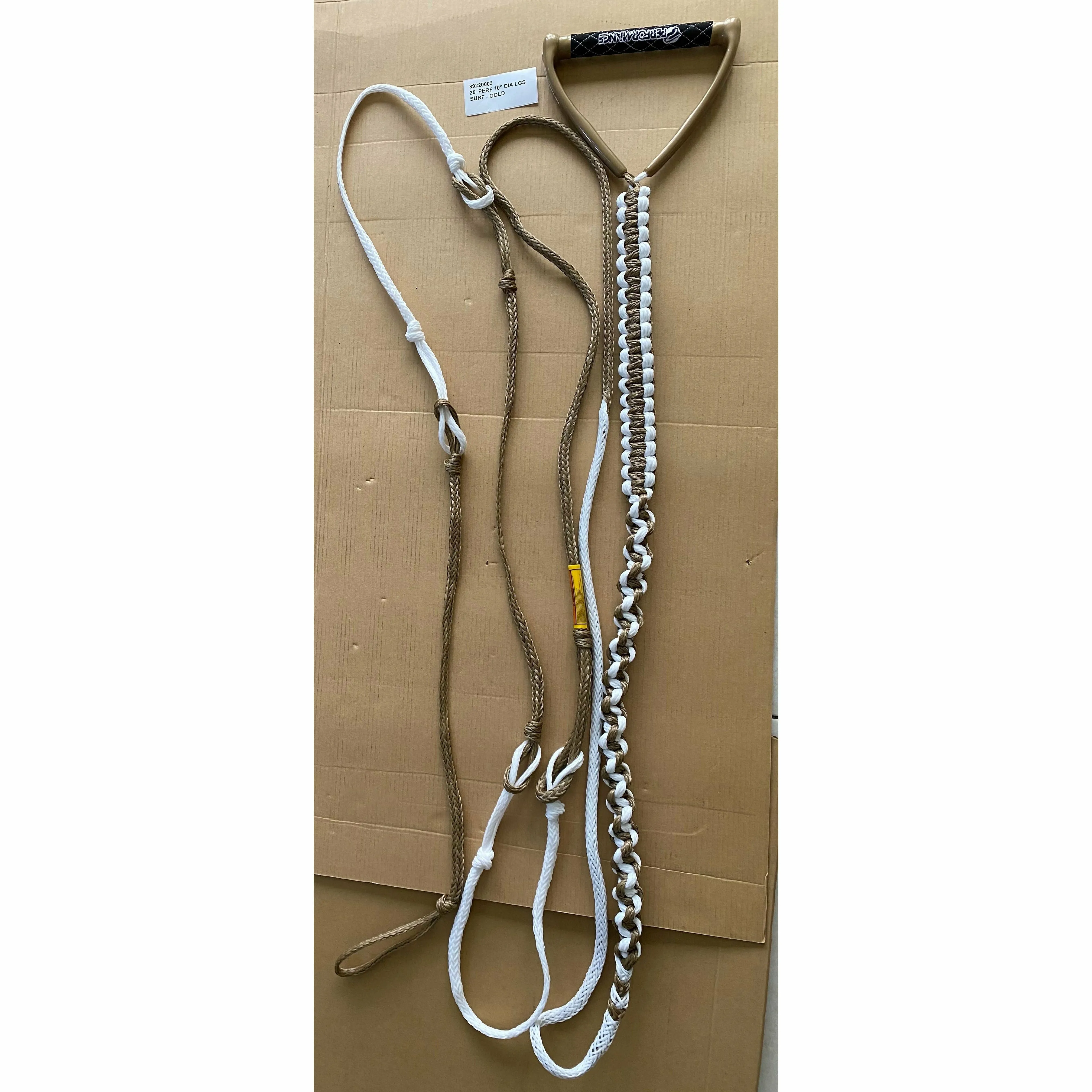 Performance Ski and Surf 25 Pro Surf Rope / Handle Combo - Midas Gold/White