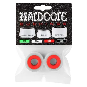 Powell Peralta 88A Hardcore Barrel Skateboard Bushings Set Of 2 - White/Red