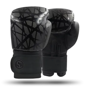 SC BNS Black Training Boxing Gloves