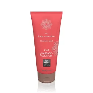 Shiatsu Massage Lubricant Strawberry 200 ml