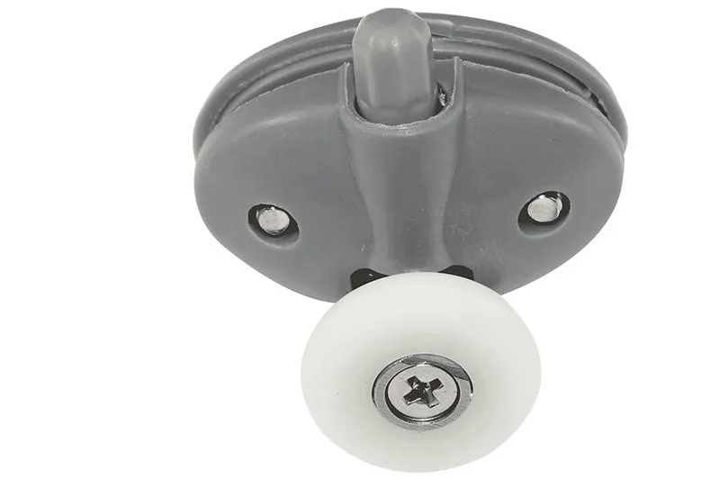 Shower Door Neo-Round Bottom Roller Assembly - Grey