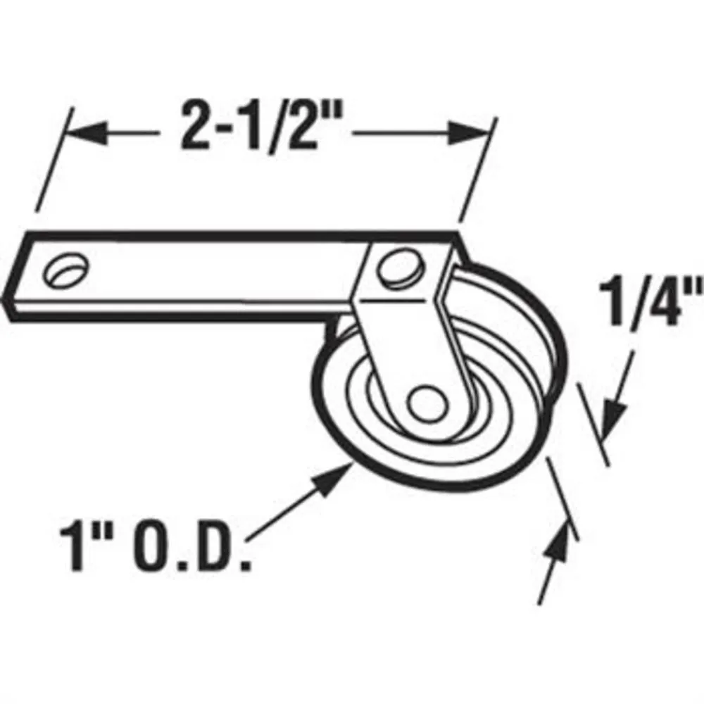 Sliding Screen Door Steel Ball Bearing Spring Tension Roller