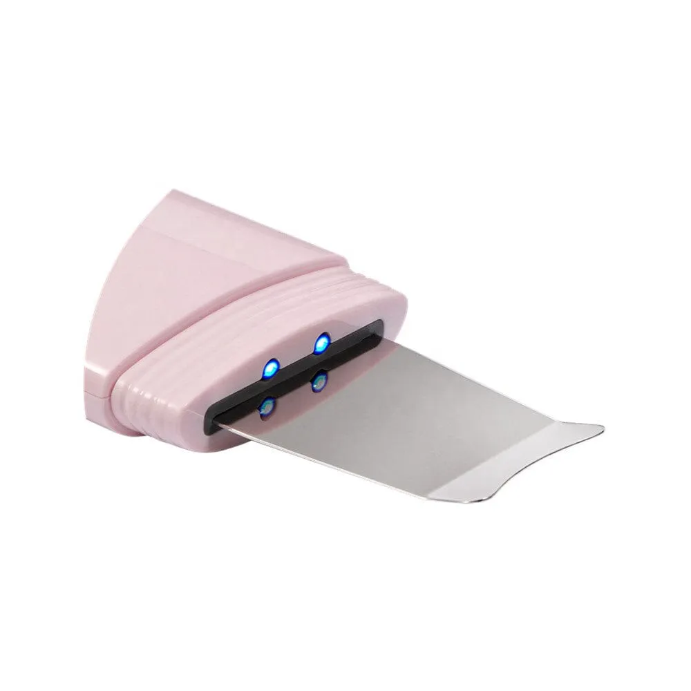 Solaris Laboratories NY Ultrasonic Exfoliator Skin Scrubber   Blue LED