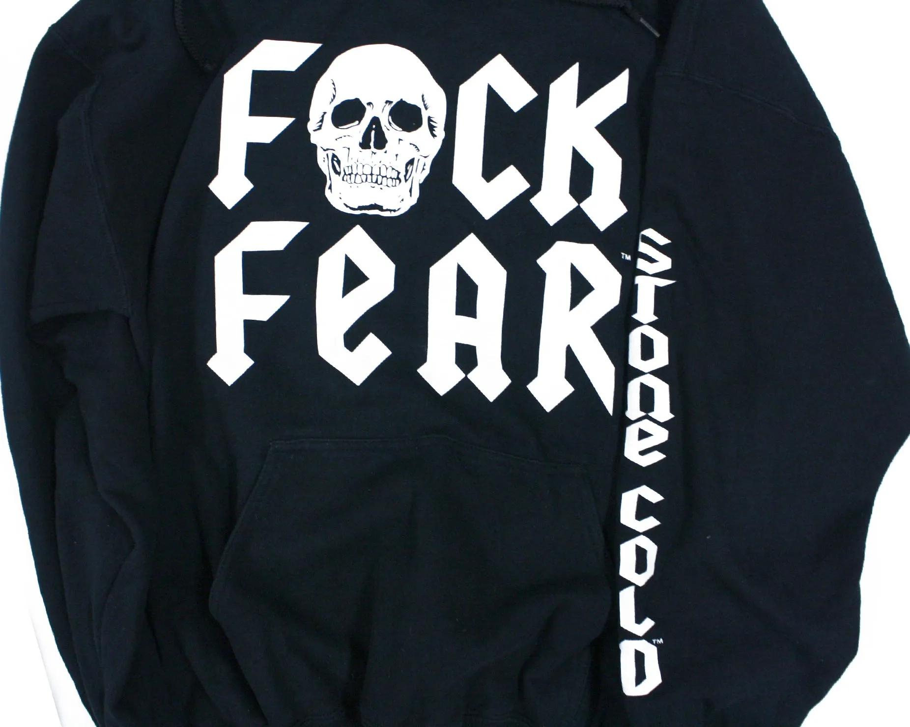 WWE STONE COLD STEVE AUSTIN FUCK FEAR HOODIE LG