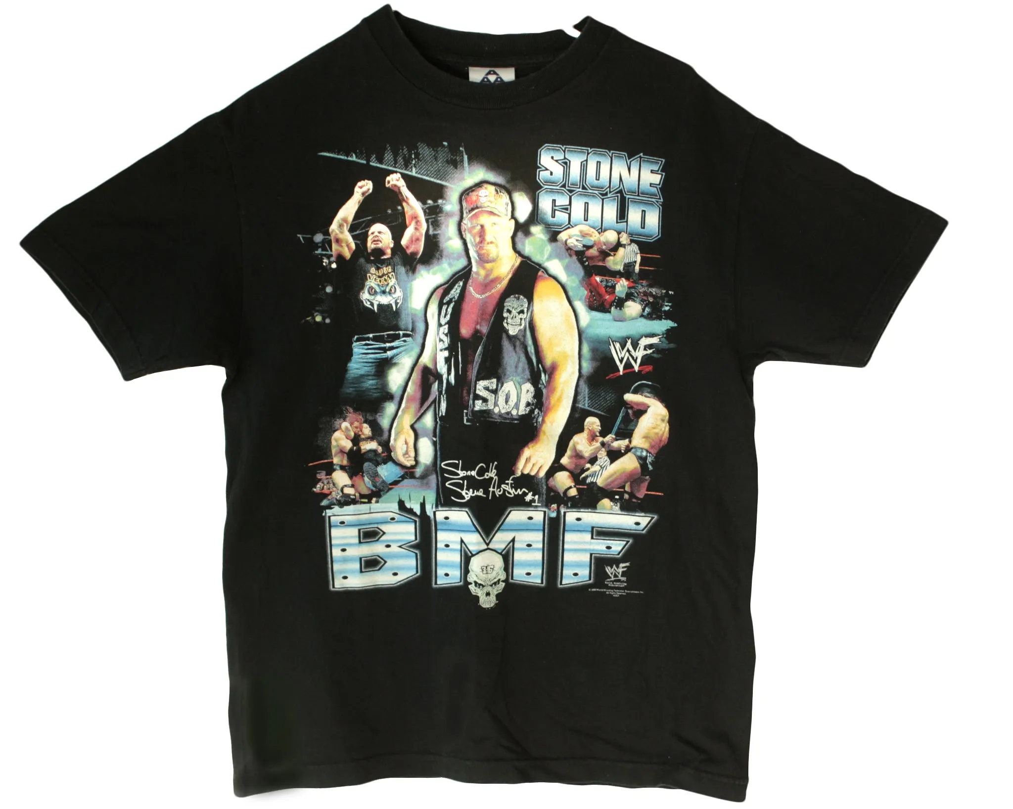 WWF STONE COLD STEVE AUSTIN BMF T-SHIRT MD